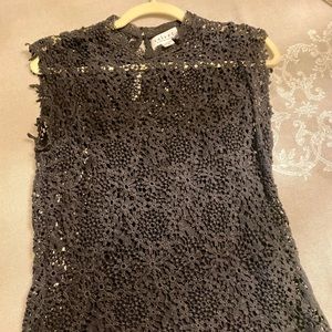 Velvet Brand cotton lace blouse with camisole.